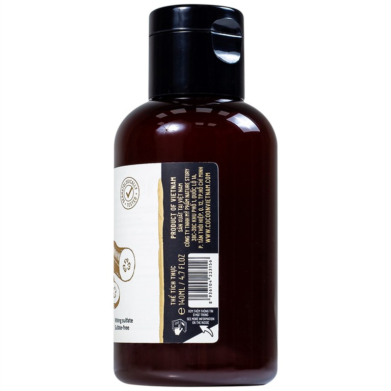 Gel bí đao rửa mặt Cocoon sạch sâu da, loại bỏ mọi bụi bẩn (140ml)