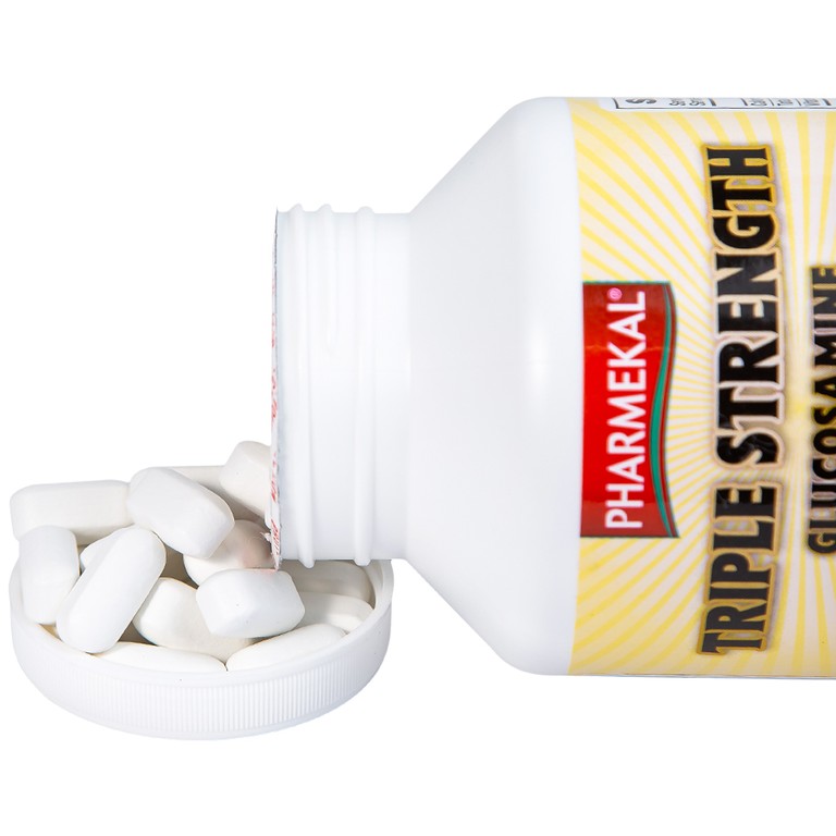 Viên uống Triple Strength Glucosamine 1500mg Pharmekal bổ sung dưỡng chất cho khớp (200 viên)