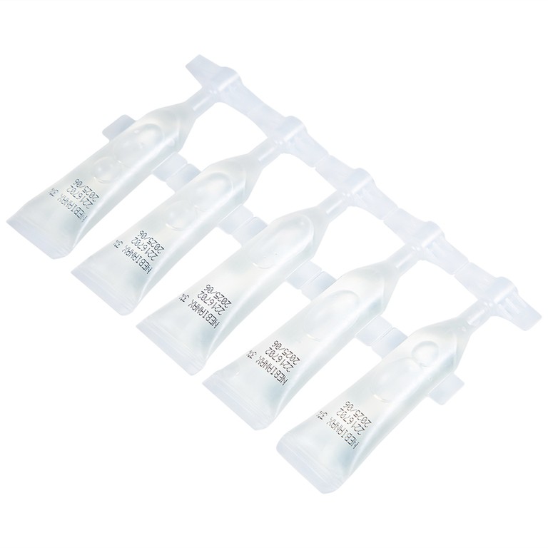 Dung dịch muối ưu trương nhỏ mũi Buona Nebianax 3% làm loãng dịch nhầy ở mũi (20 ống)