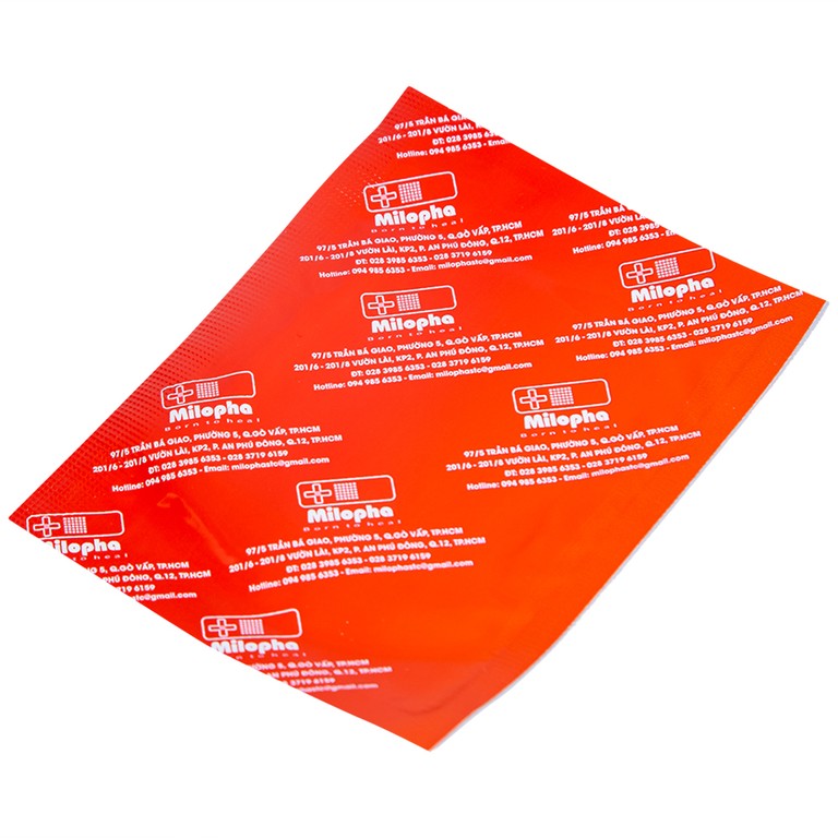 Gạc tiệt trùng Vaseline Petrolatum Gauze Milovas đắp vào vết thương bỏng, da bị khô nứt (10 miếng)