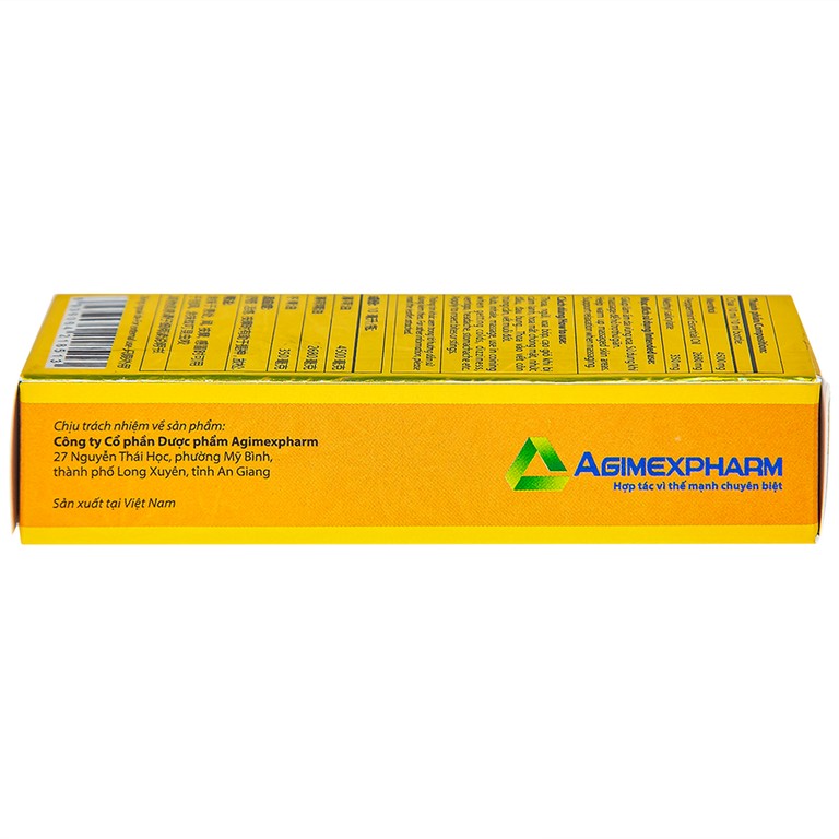 Dầu gió lăn Red Lion Medicated Oil Yellow Agimexpharm Peppermint Clove Bud (10ml)