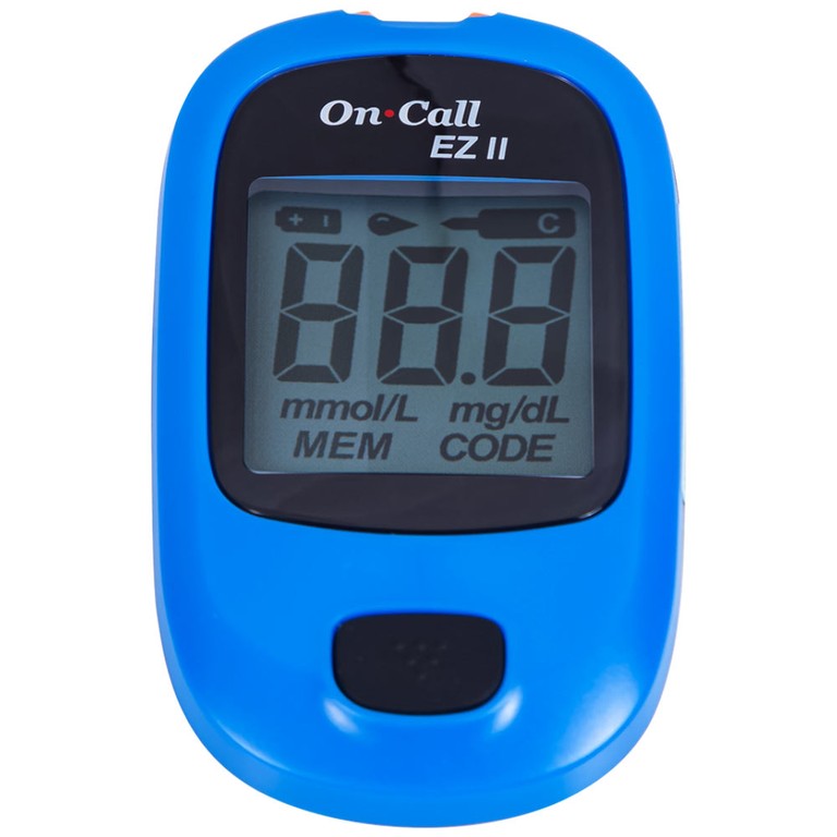 Máy đo đường huyết On Call Ez II ACON thiết kế gọn nhẹ, thao tác sử dụng đơn giản