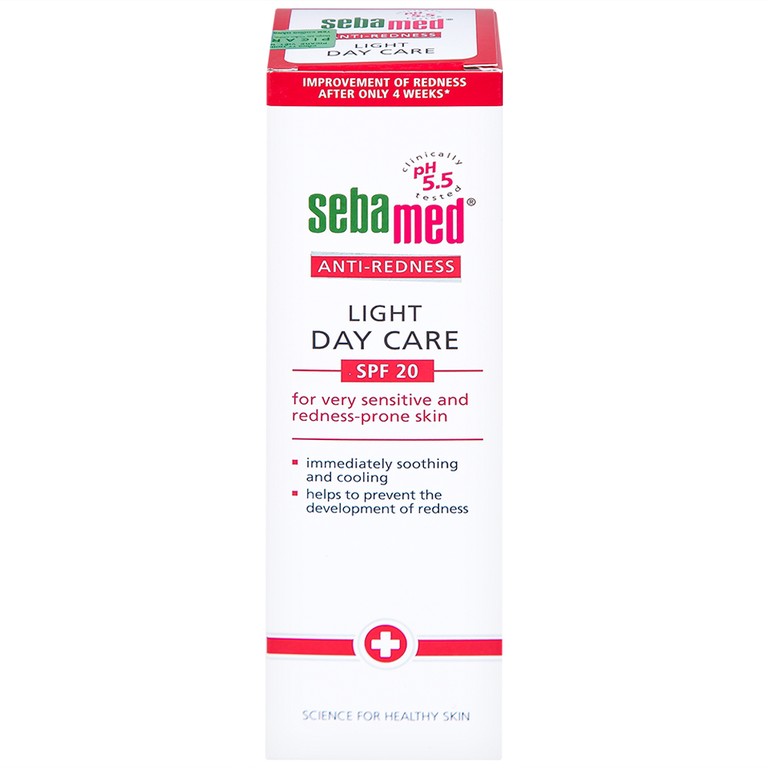 Kem dưỡng ban ngày Sebamed Anti-Redness Light Day Care dành cho da rất nhạy cảm và dễ bị đỏ (50ml)