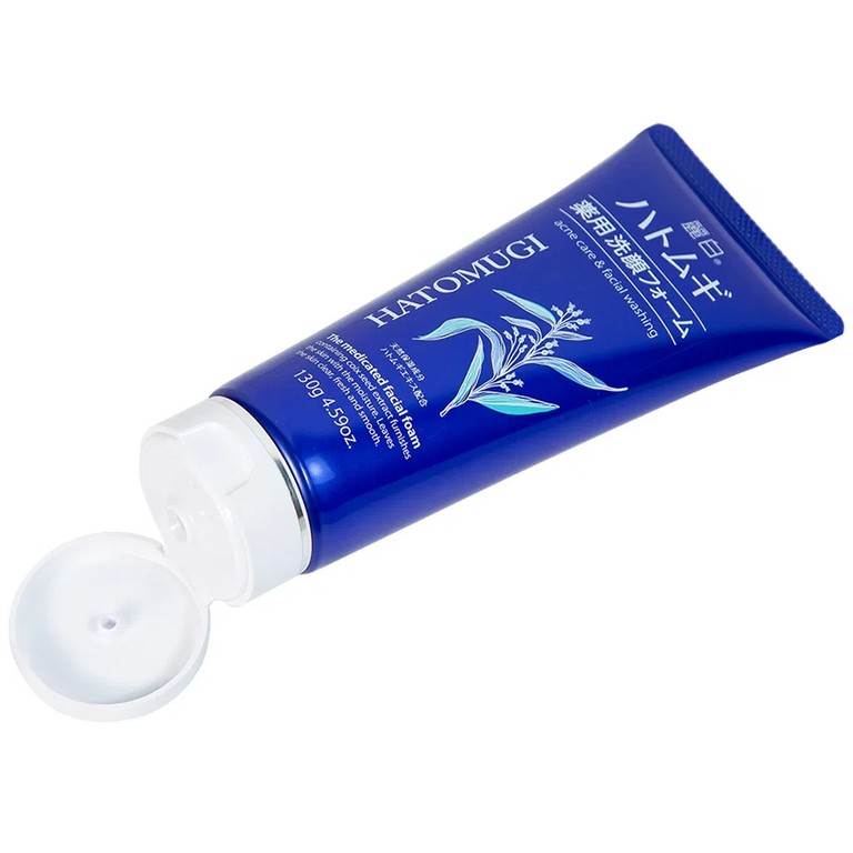 Sữa rửa mặt Reihaku Hatomugi Acne Care and Facial Washing giúp ngừa mụn, dưỡng ẩm và làm sáng da (130g)