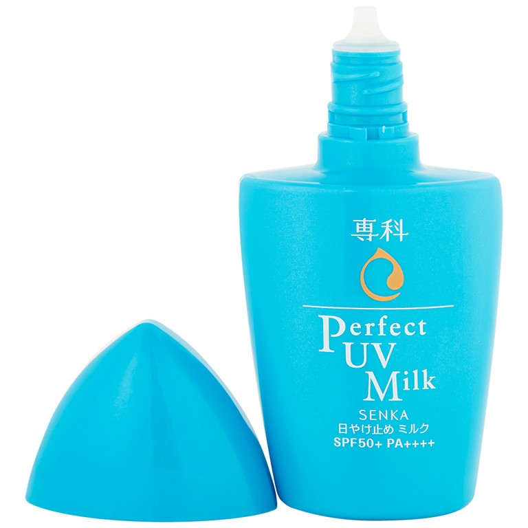 Sữa chống nắng dưỡng ẩm Senka Perfect UV Milk N SPF50+ PA++++ dành cho mặt và toàn thân (40ml)