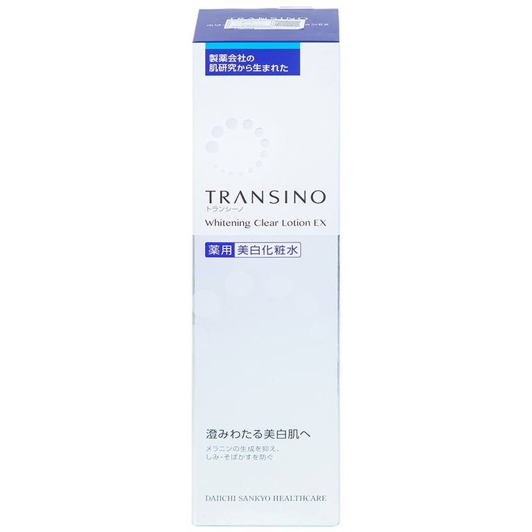Nước hoa hồng Transino Whitening Clear Lotion EX dưỡng trắng da ngừa nám (150ml)