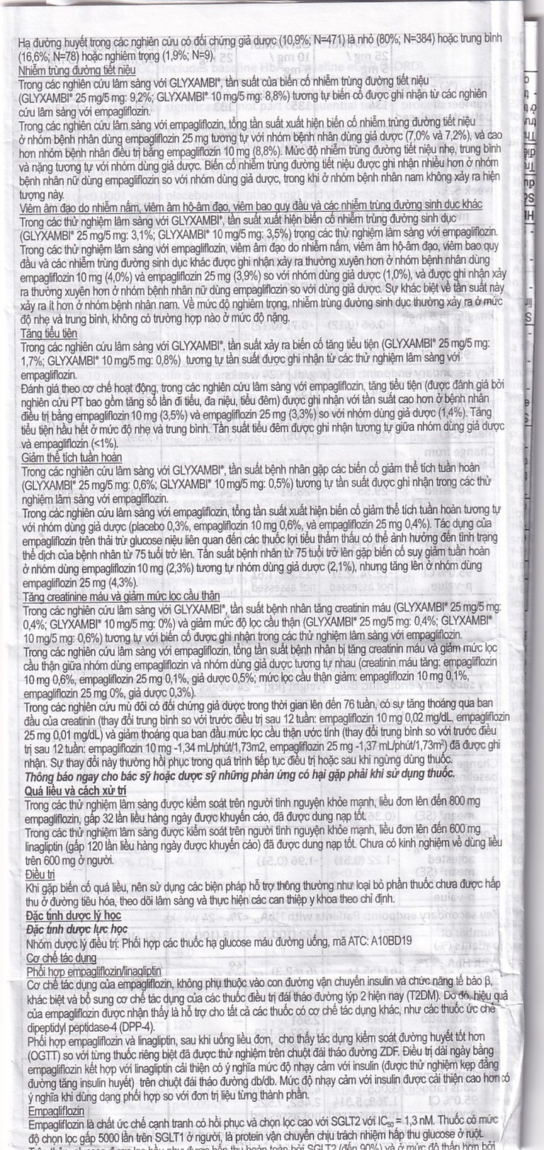 Thuốc Glyxambi 25mg/5mg Boehringer điều trị đái tháo đường típ 2 (3 vỉ x 10 viên)