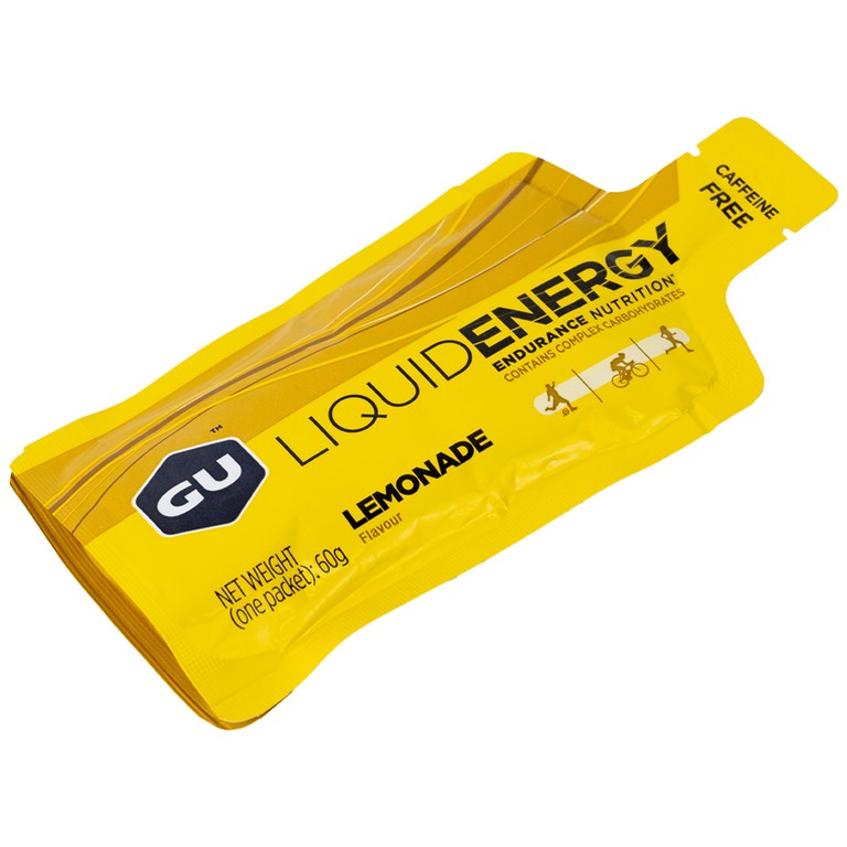 Thực phẩm bổ sung GU Gel Liquid Energy Lemonade 60g bổ sung năng lượng trong các hoạt động thể thao 