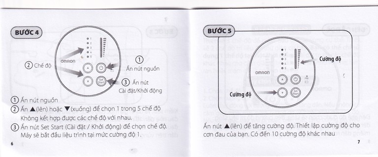 Máy xung điện trị liệu Omron HV-F013 giảm đau cơ và khớp 