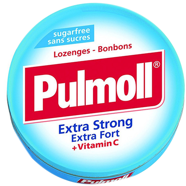 Pulmoll Extra Strong Extra Fort + Vitamin C Sugar Free (45g)