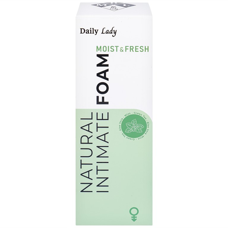 Dung dịch vệ sinh phụ nữ dạng bọt Daily Lady Moist và Fresh khử khuẩn khử mùi (100ml)