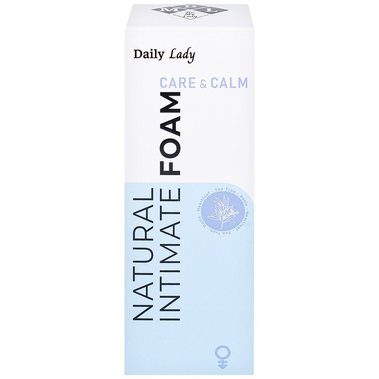 Dung dịch vệ sinh phụ nữ dạng bọt Daily Lady Care và Calm kháng viêm, giảm đau rát (100ml)
