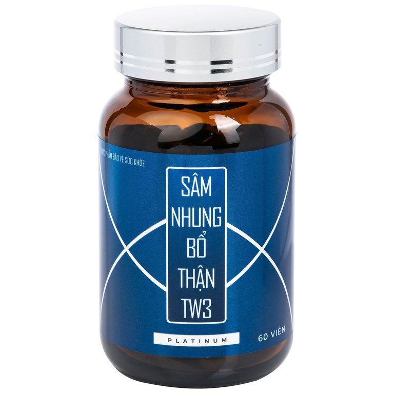 Sâm Nhung Bổ Thận TW3 Platinum hỗ trợ bổ thận tráng dương (60 viên)