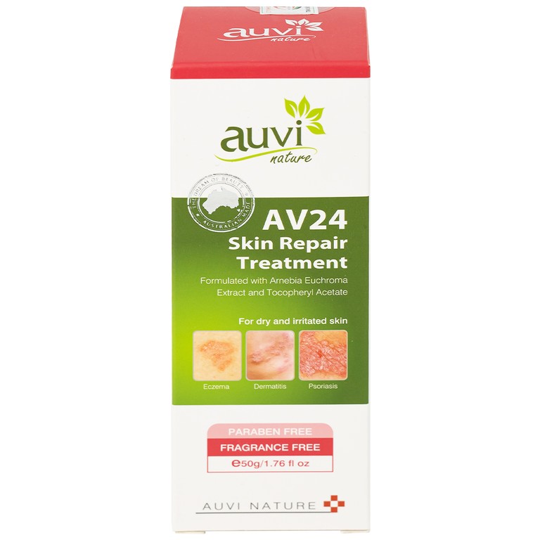 Kem dưỡng ẩm Auvi Nature AV24 Skin Repair Treatment 50g dành cho da khô và nhạy cảm
