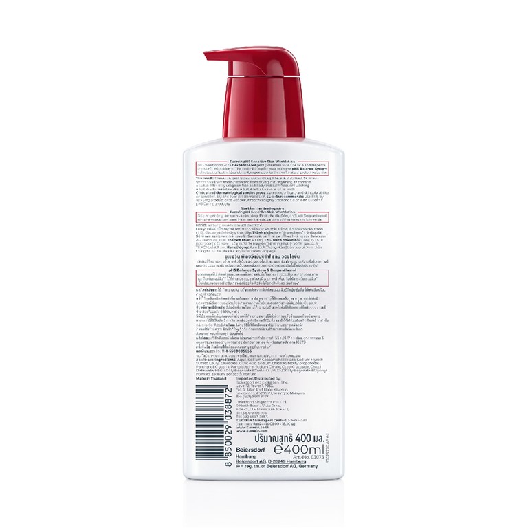 Sữa tắm Eucerin pH5 Washlotion 63073 cho da nhạy cảm (400ml)
