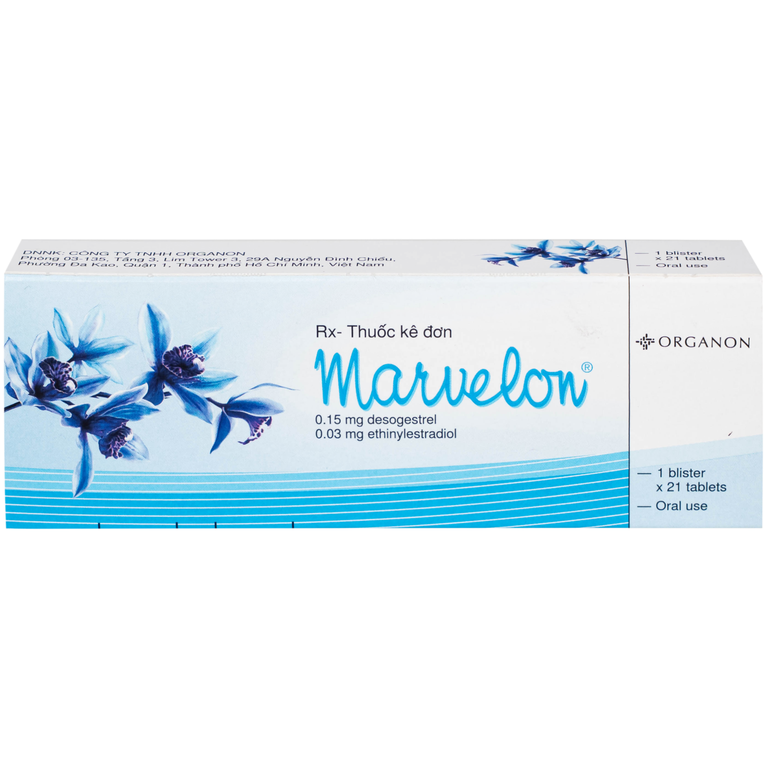 Thuốc tránh thai Marvelon Organon (21 viên)