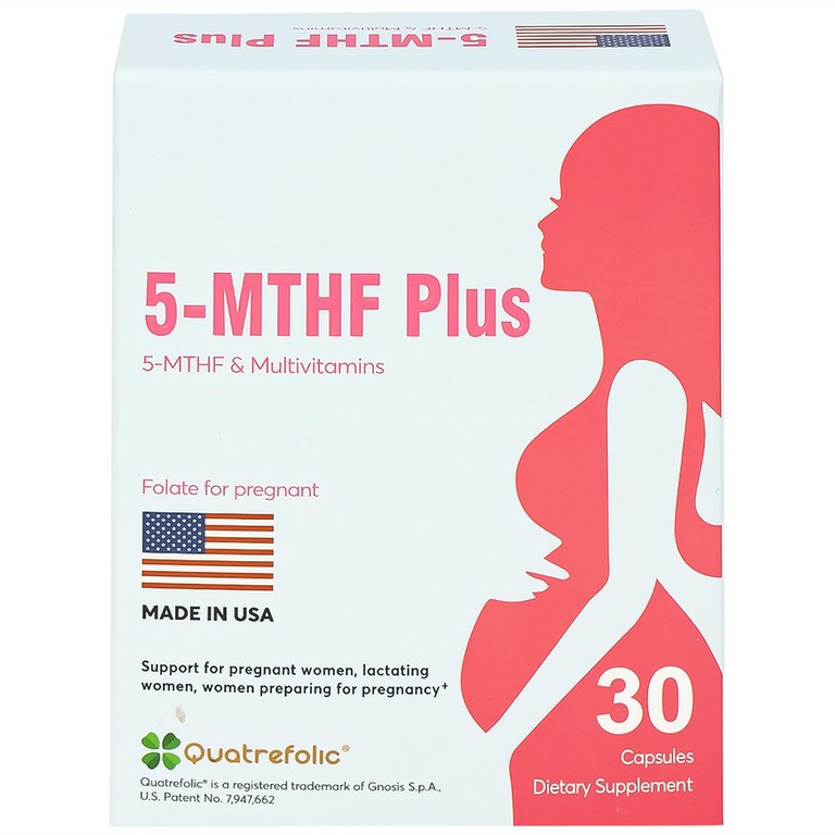Viên uống 5-MTHF Plus bổ sung một số vitamin và khoáng chất cho cơ thể (3 vỉ x 10 viên)