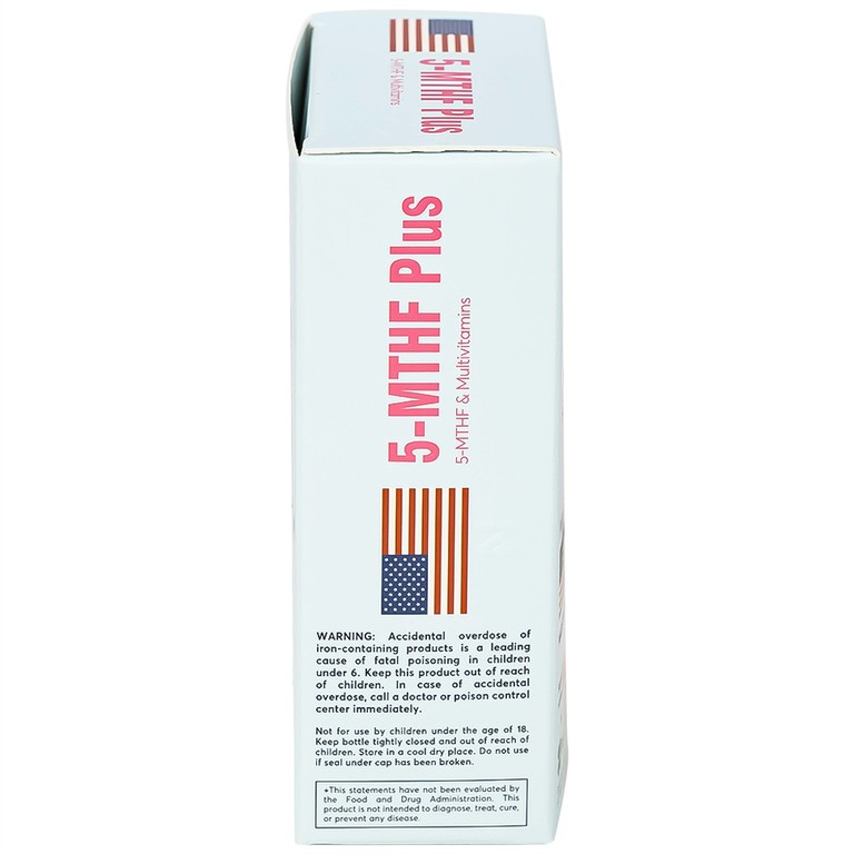 Viên uống 5-MTHF Plus bổ sung một số vitamin và khoáng chất cho cơ thể (3 vỉ x 10 viên)