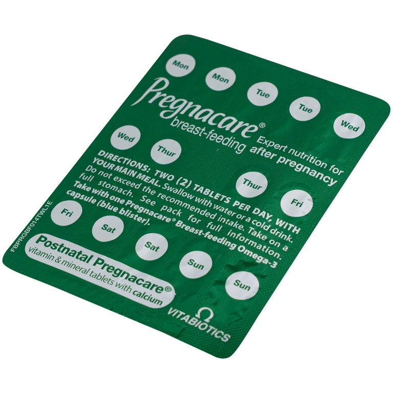 Viên uống Pregnacare Breast Feeding Vitabiotics bổ sung vitamin và khoáng chất cho phụ nữ cho con bú (6 vỉ x 14 viên)