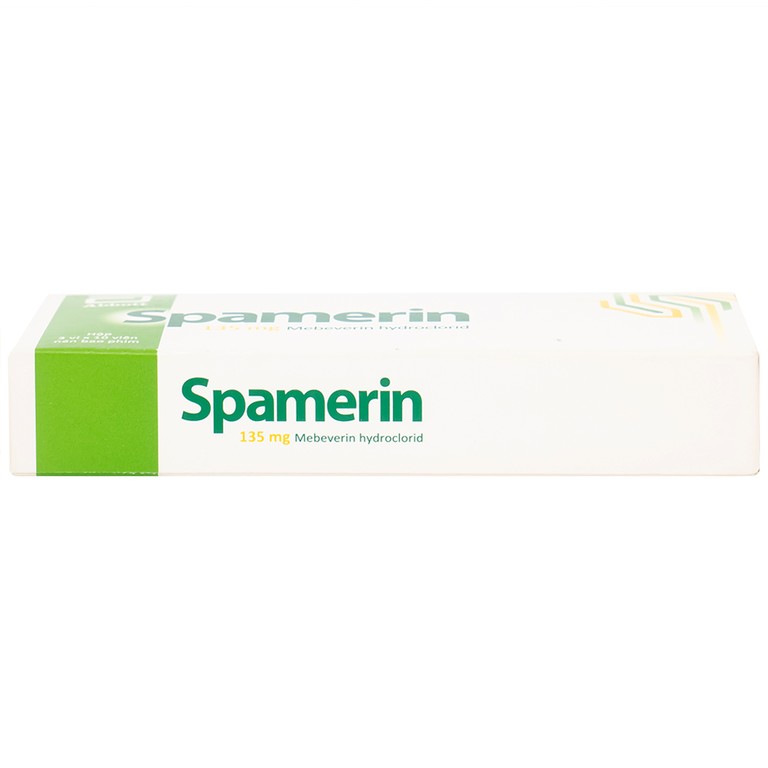 Thuốc Spamerin 135mg Abbott điều trị hội chứng ruột kích thích, đau bụng và đau quặn bụng, tiêu chảy (30 viên)