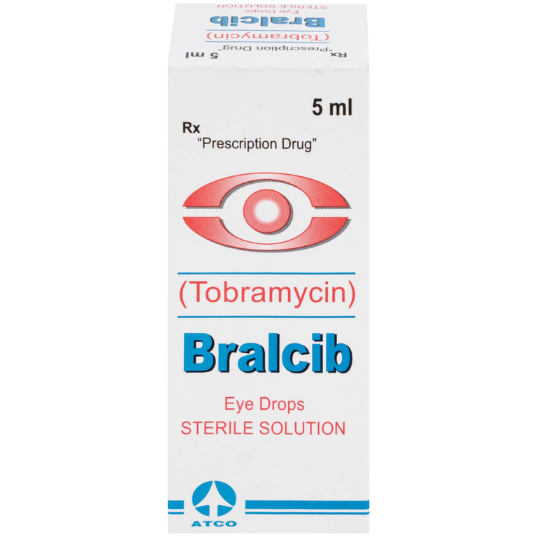 Thuốc Bralcib 3mg Atco điều trị các nhiễm khuẩn phần ngoài mắt do vi khuẩn nhạy cảm (5ml)