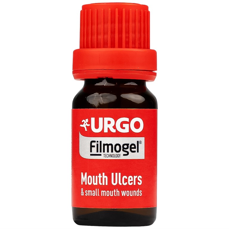 Gel Urgo Mouth Ulcers vị trái cây hỗ trợ điều trị vết loét, vết thương nhỏ trong miệng (6ml)