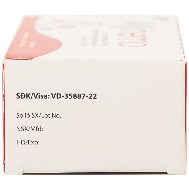 Thuốc Myhemo BRV điều trị dự phòng thiếu sắt và folic acid trong khi mang thai (3 vỉ x 10 viên)