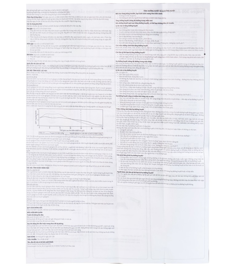 Thuốc tiêm Toujeo Solostar 300U/ml Sanofi điều trị đái tháo đường (5 cây)