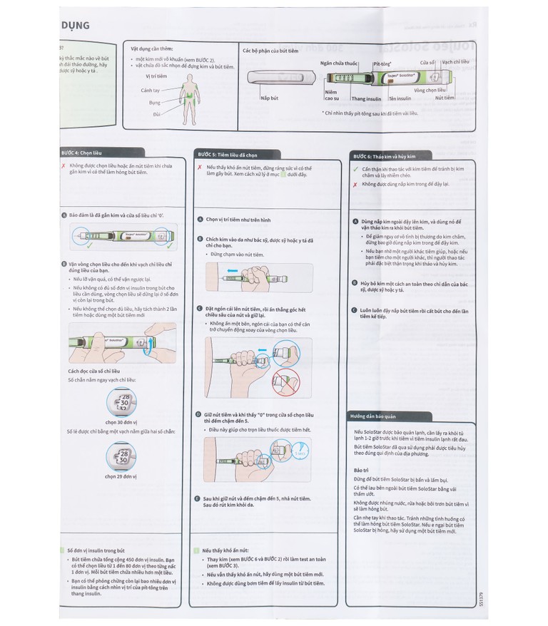 Thuốc tiêm Toujeo Solostar 300U/ml Sanofi điều trị đái tháo đường (5 cây)