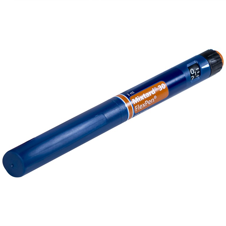 Bút tiêm Mixtard 30 Flexpen 100 IU/ml Novo Nordisk điều trị bệnh đái tháo đường (5 cây x 3ml)