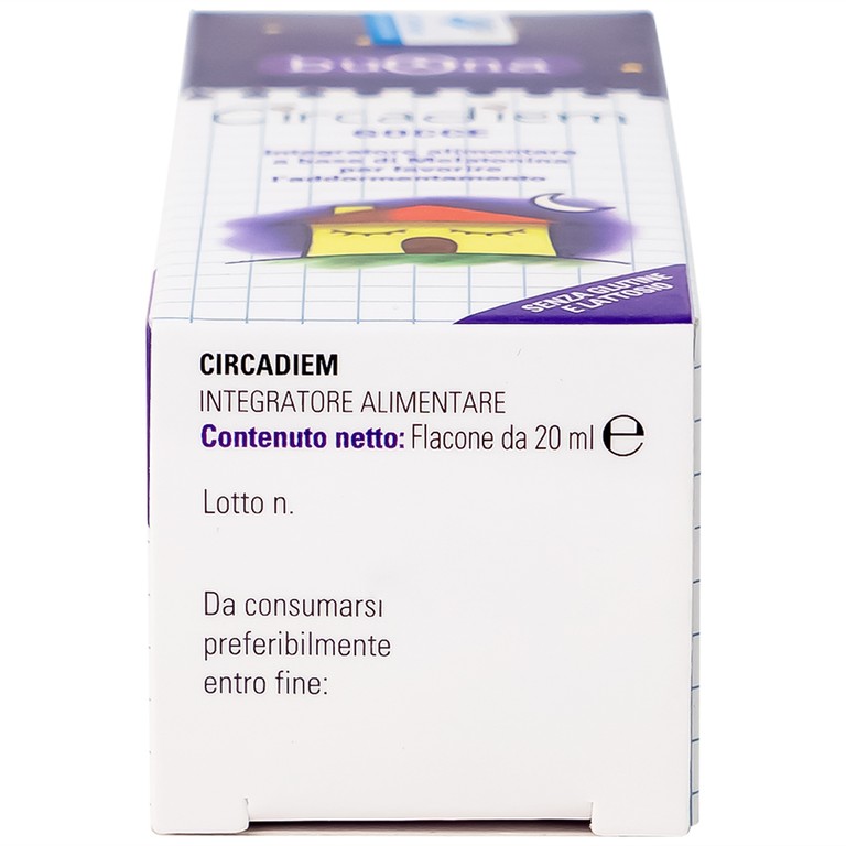 Thực phẩm bảo vệ sức khỏe Buona Circadiem hỗ trợ giúp ngủ ngon (20ml)