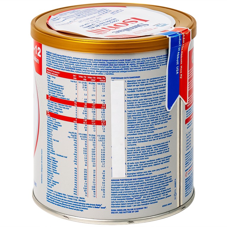 Sữa bột Similac Isomil Abbott bổ sung dinh dưỡng cho trẻ 0 - 12 tháng (400g)