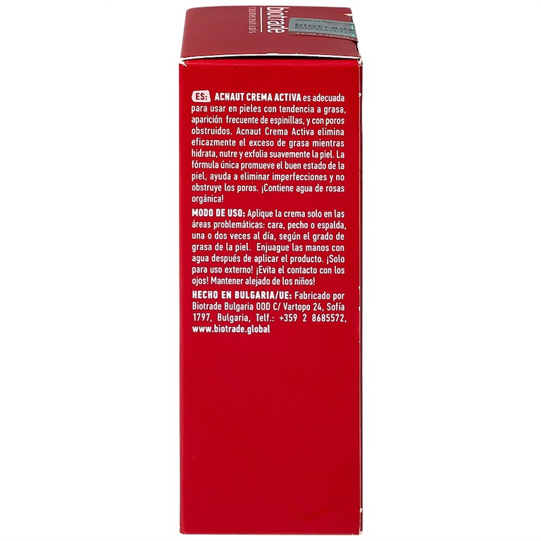 Kem bôi Biotrade Acnaut Active Cream hỗ trợ cải thiện mụn viêm (15ml)