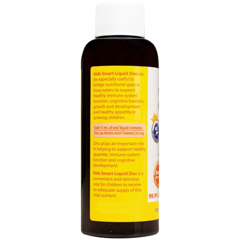 Natures Way Kids Smart Liquid Zinc bổ sung kẽm, tăng đề kháng, kích thích thèm ăn (100ml)