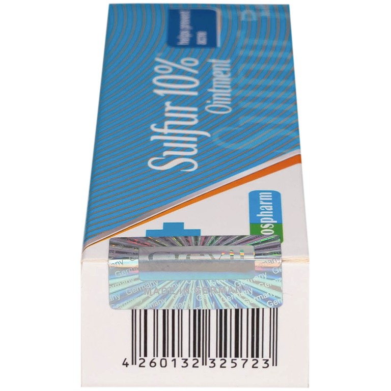 Kem bôi Sulfur 10% Ointment Cospharm hỗ trợ cải thiện tình trạng mụn và giảm viêm sưng (30g)