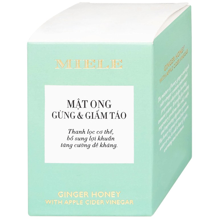 Mật Ong Gừng Và Giấm Táo Miele (250g)