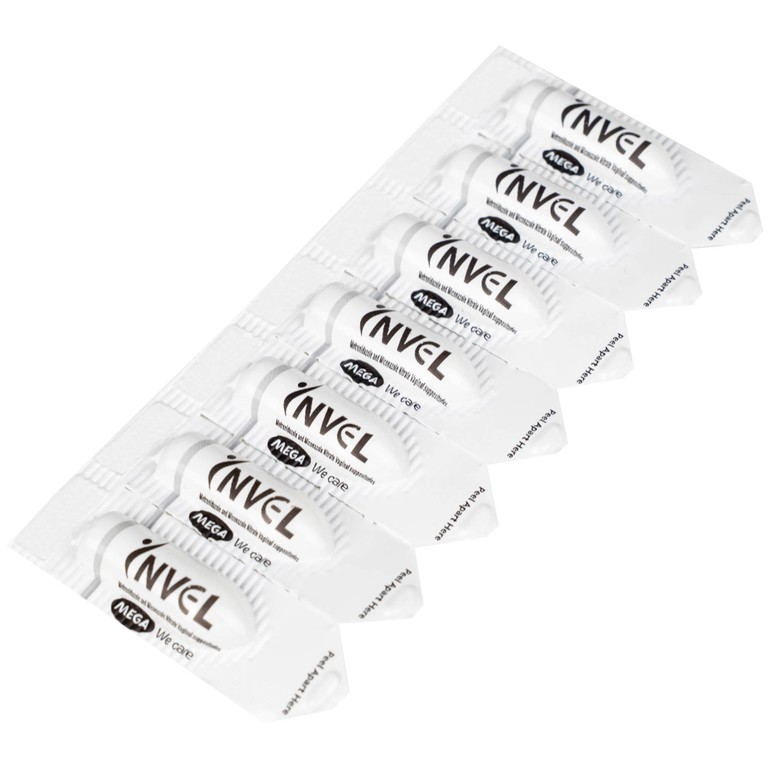 Thuốc Invel Mega Bliss GVS Pharma điều trị viêm âm đạo do nấm, vi khuẩn hoặc trichomonas (2 vỉ x 7 viên)