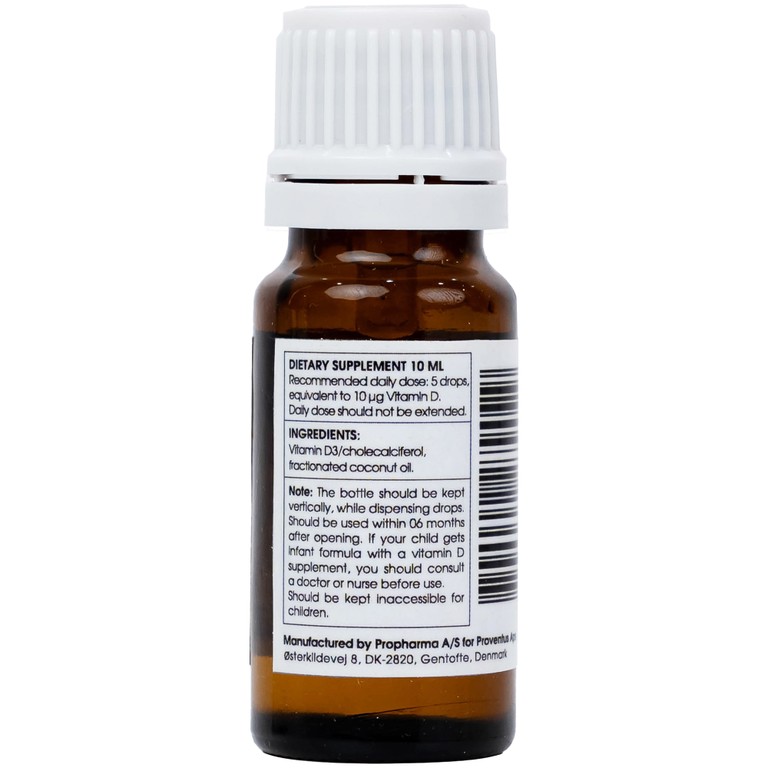 Dung dịch D3 Drops 10ml Dao Nordic Health bổ sung vitamin D3, hỗ trợ phát triển của xương