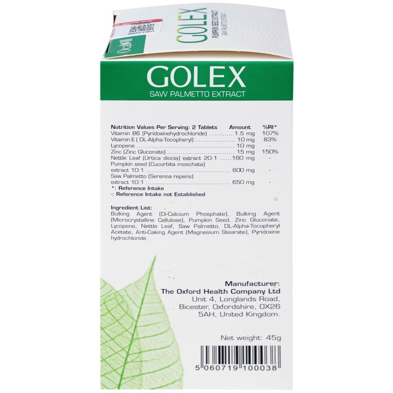 Viên uống Golex Ocavill hỗ trợ chống lại sự phình to của tuyến tiền liệt, cải thiện các rối loạn tiểu tiện (30 viên)