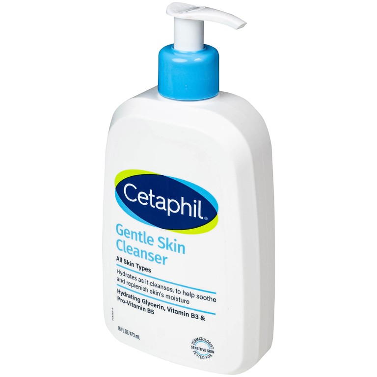 Sữa rửa mặt dịu nhẹ Cetaphil Gentle Skin Cleanser bổ sung độ ẩm dành cho mọi loại da (473ml)