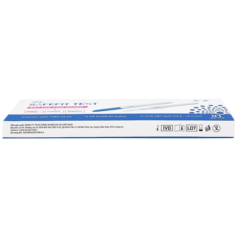 Bút thử thai nhanh Safefit cho kết quả nhanh với độ chính xác cao