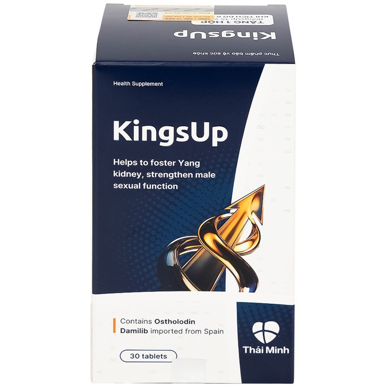 Viên uống KingsUp Thái Minh bổ thận, tráng dương, hỗ trợ tăng cường khả năng sinh lý nam (30 viên) 