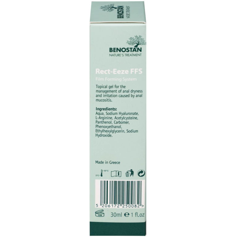 Gel bôi Benostan Rect-Eeze FFS kiểm soát khô và kích ứng niêm mạc hậu môn (30ml)