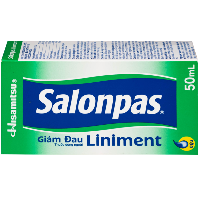 Dầu Salonpas Liniment giảm đau, kháng viêm các cơn đau vai, đau cơ (50ml)