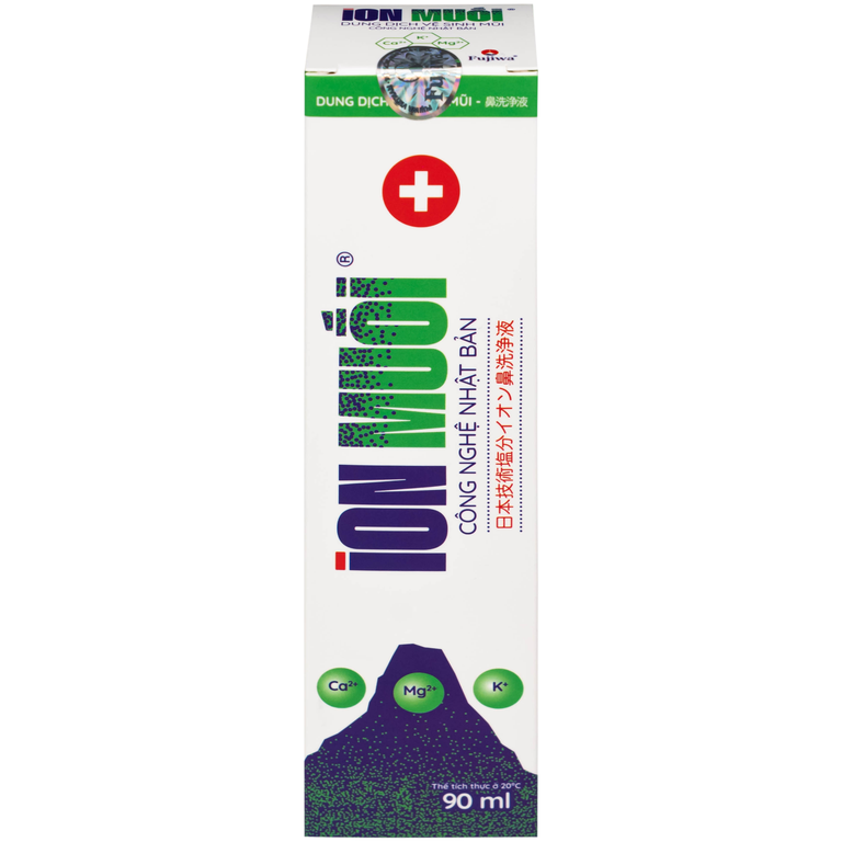 Dung dịch vệ sinh mũi ION Muối hỗ trợ sát khuẩn, kháng viêm, phòng ngừa sổ mũi (90ml)