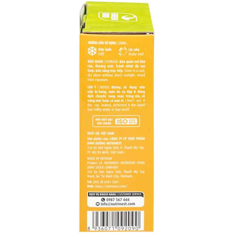 Nước Yến Sào Và Sâm Lát Greenbird (4 hũ x 72g)