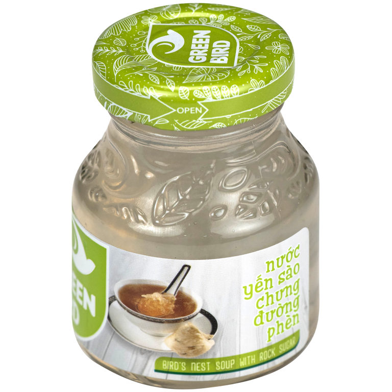 Nước Yến Sào Chưng Đường Phèn Greenbird (hũ 72g)