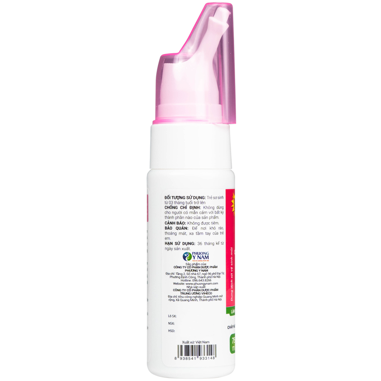 Dung dịch xịt vệ sinh mũi NanoSea Baby Spray giúp làm sạch và ngừa sổ mũi cho bé (75ml)