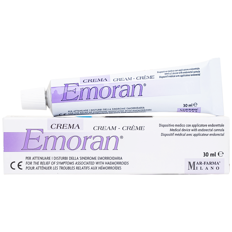 Kem Emoran Mar-Farma làm giảm các triệu chứng của bệnh trĩ, hỗ trợ làm dịu cơn ngứa và rát (30ml)