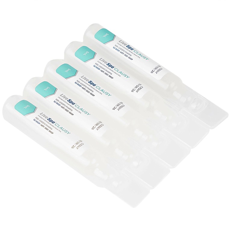 Dung dịch LiveSpo Clausy bổ sung lợi khuẩn, giúp cân bằng hệ vi sinh đường ruột (25 ống x 5ml)
